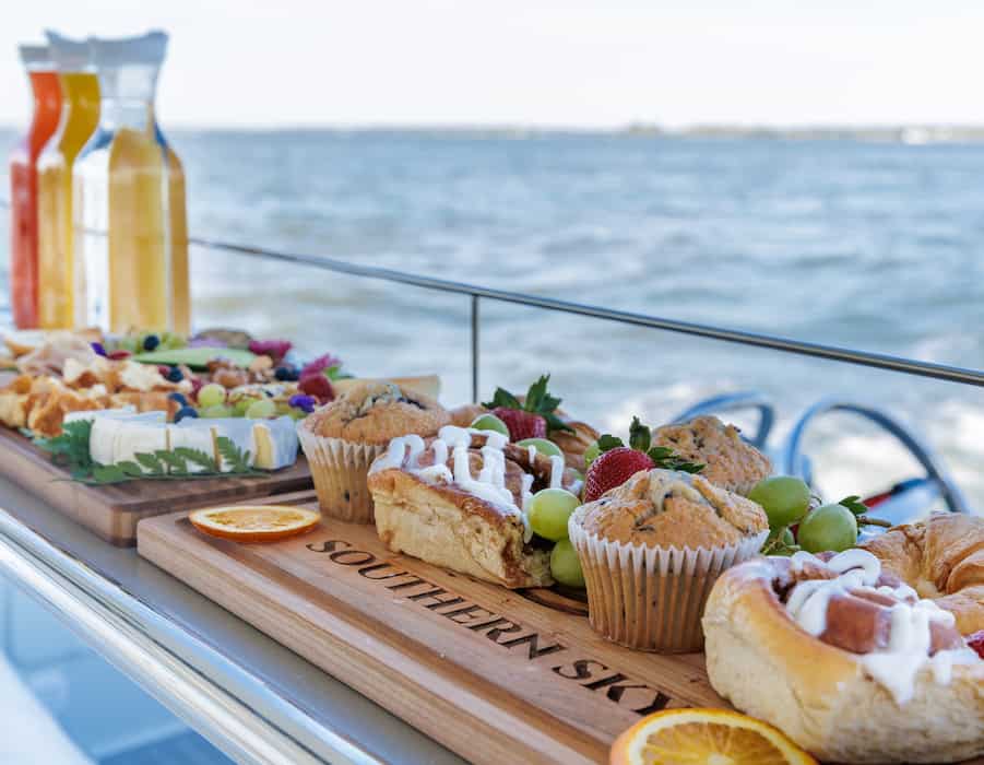 brunch breakfast cruise hilton head island sc southern yacht charters